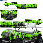 Yamaha Golf Cart 1995-2006 Wrap Graphic Kit - Reaper V2