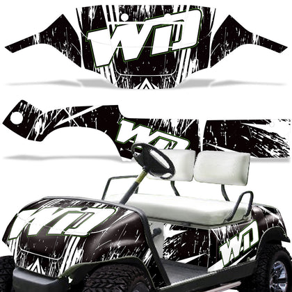 Yamaha Golf Cart 1995-2006 Wrap Graphic Kit - WD