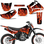Yamaha TTR 125 2000-2007 Dirt Bike Motocross Graphic Decal Kit - Flames