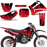Yamaha TTR 125 2000-2007 Dirt Bike Motocross Graphic Decal Kit - Flames