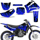 Yamaha TTR 125 2000-2007 Dirt Bike Motocross Graphic Decal Kit - Flames
