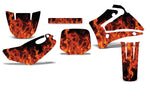 Yamaha TTR 125 2000-2007 Dirt Bike Motocross Graphic Decal Kit - Flames