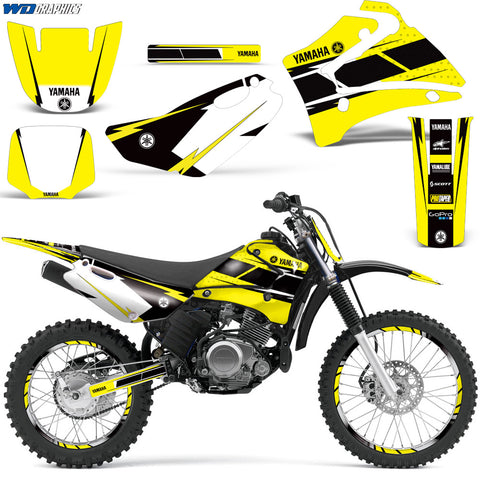 Yamaha TTR 125 2000-2007 Dirt Bike Motocross Graphic Decal Kit - Hurricane