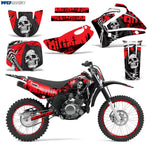 Yamaha TTR 125 2000-2007 Dirt Bike Motocross Graphic Decal Kit - Reaper V2