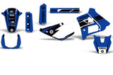Yamaha YZ125 YZ250 2 Stroke 1996-2001 Dirt Bike Motocross Graphic Decal Kit - Hurricane