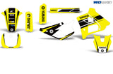 Yamaha YZ125 YZ250 2 Stroke 1996-2001 Dirt Bike Motocross Graphic Decal Kit - Hurricane