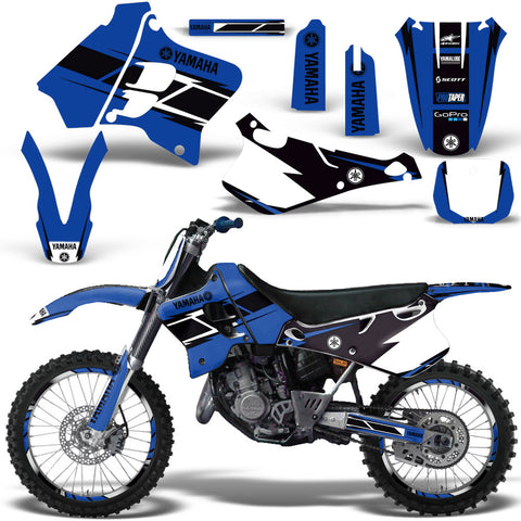 Yamaha YZ125 YZ250 2 Stroke 1993-2005 Dirt Bike Motocross Graphic Decal Kit - Hurricane