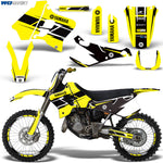 Yamaha YZ125 YZ250 2 Stroke 1993-2005 Dirt Bike Motocross Graphic Decal Kit - Hurricane