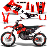 Yamaha YZ125 YZ250 2 Stroke 1993-2005 Dirt Bike Motocross Graphic Decal Kit - Hurricane