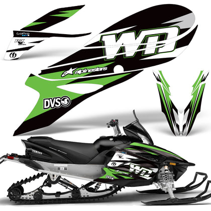 Yamaha Apex 2011-2018 Sled Snowmobile Wrap Graphic Kit - WD