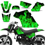 Yamaha PW50 1990-2009 Dirt Bike Motocross Graphic Decal Kit - Flames