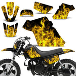 Yamaha PW50 1990-2009 Dirt Bike Motocross Graphic Decal Kit - Flames