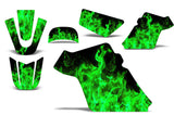 Yamaha PW50 1990-2009 Dirt Bike Motocross Graphic Decal Kit - Flames