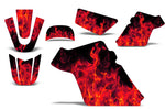 Yamaha PW50 1990-2009 Dirt Bike Motocross Graphic Decal Kit - Flames