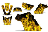 Yamaha PW50 1990-2009 Dirt Bike Motocross Graphic Decal Kit - Flames