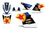 Yamaha  PW50 1990-2009 Dirt Bike Motocross Graphic Decal Kit - Red Stars