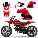 Yamaha  PW50 1990-2009 Dirt Bike Motocross Graphic Decal Kit - Hurricane
