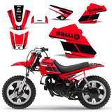 Yamaha  PW50 1990-2009 Dirt Bike Motocross Graphic Decal Kit - Hurricane