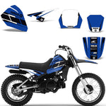 Yamaha PW50 1990-2022 PW80 1996-2006 Dirt Bike Motocross Graphic Decal Kit - Hurricane
