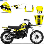 Yamaha PW50 1990-2022 PW80 1996-2006 Dirt Bike Motocross Graphic Decal Kit - Hurricane