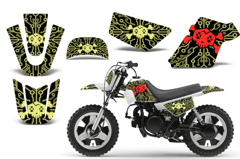 Yamaha  PW50 1990-2009 Dirt Bike Motocross Graphic Decal Kit - Circuit BRKR
