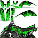 Yamaha Raptor 660 2001-2005 ATV Graphic Kit - Flames