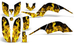 Yamaha Raptor 660 2001-2005 ATV Graphic Kit - Flames