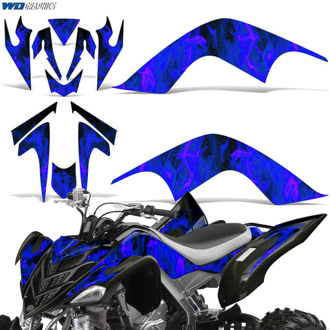 Yamaha Raptor 700 2006-2012 ATV Graphic Kit - Flames