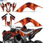 Yamaha Raptor 700 2006-2012 ATV Graphic Kit - Flames
