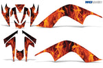 Yamaha Raptor 700 2006-2012 ATV Graphic Kit - Flames