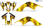 Yamaha Raptor 700 2006-2012 ATV Graphic Kit - Flames
