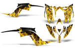 Yamaha Raptor 700R 2013-2022 ATV Graphic Kit - Flames