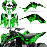 Yamaha Raptor 90 2009-2015 ATV Graphic Kit - Flames