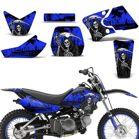 Yamaha TTR50 2006-2022 TTR90 2000-2007 Dirt Bike Motocross Graphic Decal Kit - Reaper V2