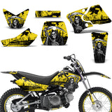 Yamaha TTR50 2006-2022 TTR90 2000-2007 Dirt Bike Motocross Graphic Decal Kit - Reaper V2