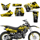 Yamaha TTR50 2006-2022 TTR90 2000-2007 Dirt Bike Motocross Graphic Decal Kit - Reaper V2