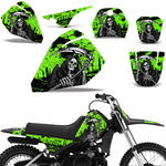 Yamaha PW50 1990-2022 PW80 1996-2006 Dirt Bike Motocross Graphic Decal Kit - Reaper V2
