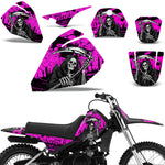 Yamaha PW50 1990-2022 PW80 1996-2006 Dirt Bike Motocross Graphic Decal Kit - Reaper V2