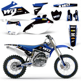 Yamaha YZ250F YZ450F 2006-2009 Dirt Bike Motocross Graphic Decal Kit - WD