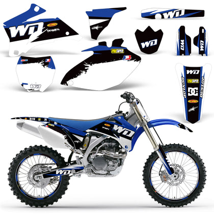 Yamaha YZ250F YZ450F 2006-2009 Dirt Bike Motocross Graphic Decal Kit - WD