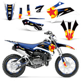 Yamaha TTR 110 2011-2016 Dirt Bike Motocross Graphic Decal Kit - Red Stars