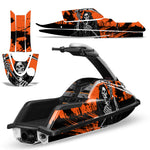 Yamaha Superjet Freestyle Jet Ski Graphic Wrap Kit (Round Nose) - Reaper V2