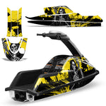 Yamaha Superjet Freestyle Jet Ski Graphic Wrap Kit (Round Nose) - Reaper V2