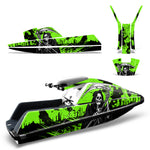 Yamaha Superjet Freestyle Jet Ski Graphic Wrap Kit (Square Nose) - Reaper V2