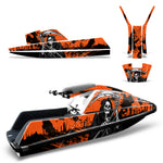 Yamaha Superjet Freestyle Jet Ski Graphic Wrap Kit (Square Nose) - Reaper V2