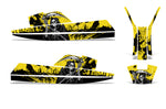 Yamaha Superjet Freestyle Jet Ski Graphic Wrap Kit (Square Nose) - Reaper V2