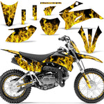 Yamaha TTR 110 2011-2016 Dirt Bike Motocross Graphic Decal Kit - Flames