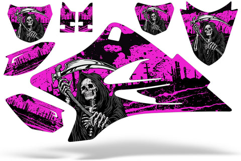 Yamaha TTR 2006-2009 Dirt Bike Motocross Graphic Decal Kit - Reaper V2