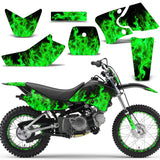 Yamaha TTR50 2006-2022 TTR90 2000-2007 Dirt Bike Motocross Graphic Decal Kit - Flames