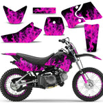 Yamaha TTR50 2006-2022 TTR90 2000-2007 Dirt Bike Motocross Graphic Decal Kit - Flames